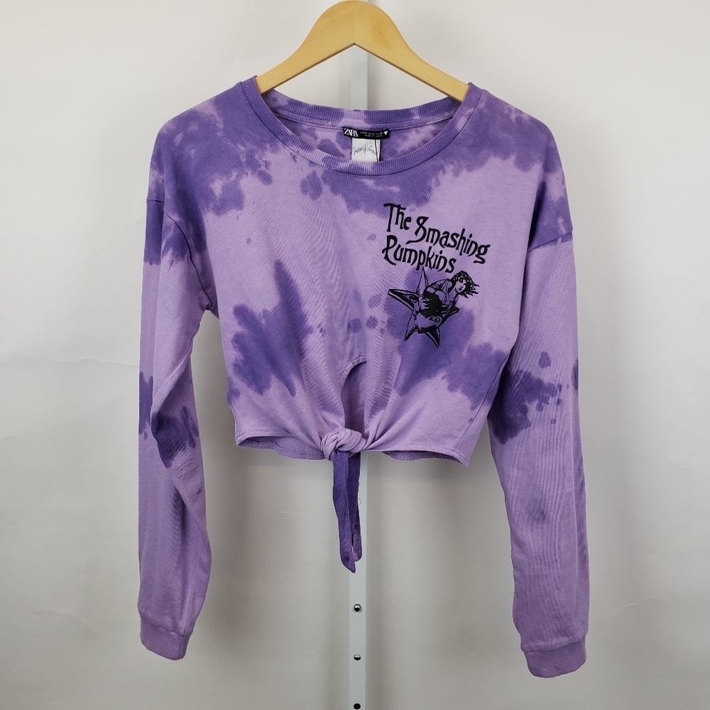 Zara Tie Dye T-shirt 2021 Smashing Pumpkins size medium NEW
